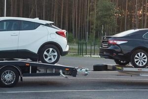 127. Транспорт, превоз, платформа, автовоз от Полша до България - Toyota CHR, Toyota Camry, Hyundai Getz